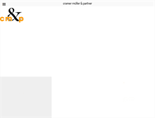 Tablet Screenshot of cramer-mueller-partner.de